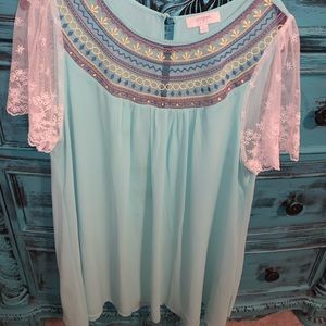 Umgee turquoise dress